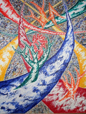 Volontà di Potenza. Olio su tela 50x60 (2010)